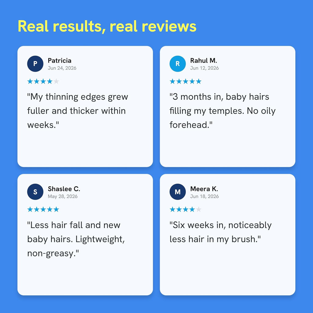 Hair Growth Serum Roll on - 5% Saw Palmetto, 3% Rosemary Oil for Hair Growth, 3% Fenugreek,1% Caffeine Herbasome | Serum for Hair Loss & Hair Regrowth for Men & Women 25Ml/0.84 Fl Oz