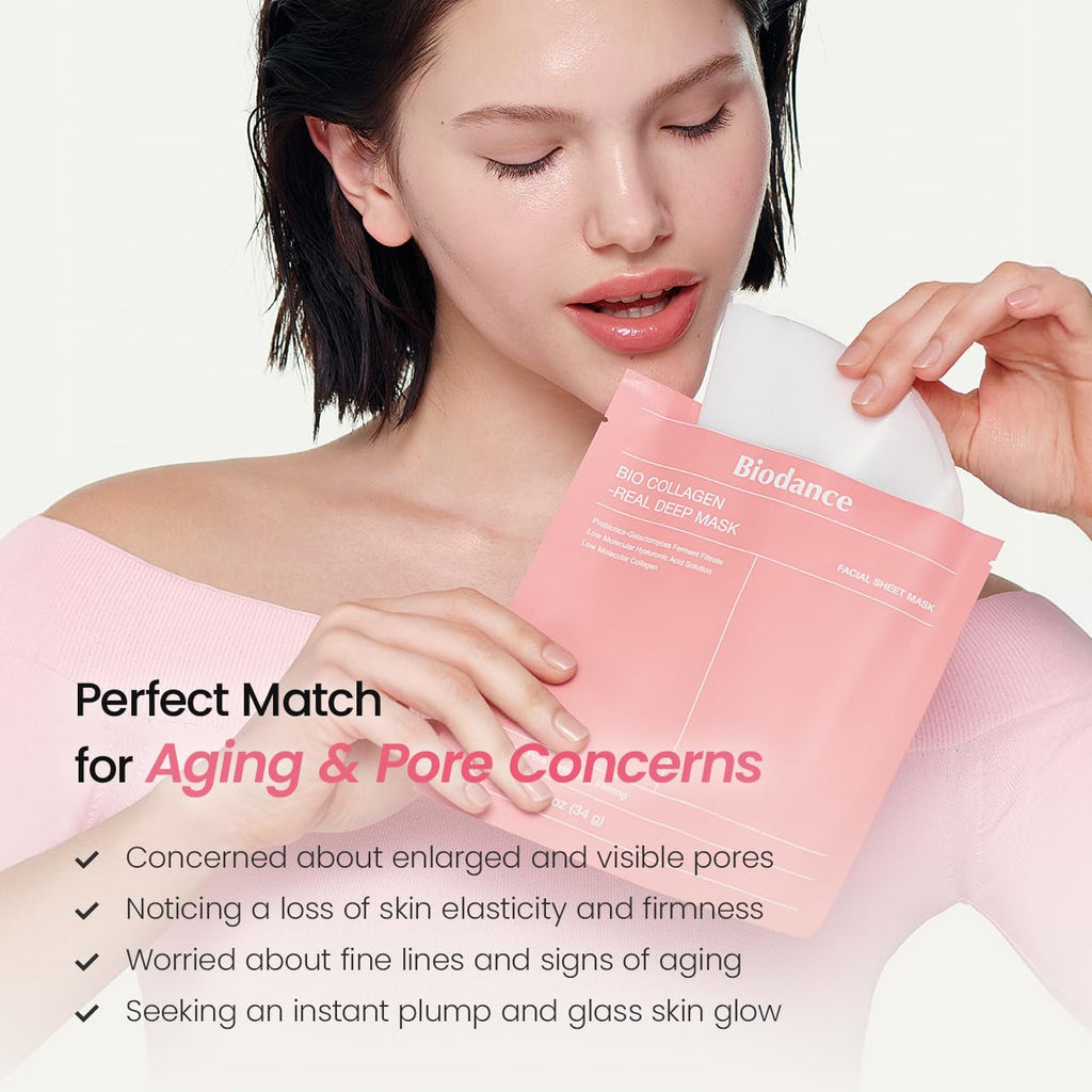 Puravie Overnight Bio-Collagen Hydrogel Mask - model shot